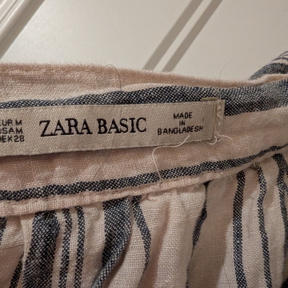 Zara linen midi skirt with pockets - Picture 4 of 4